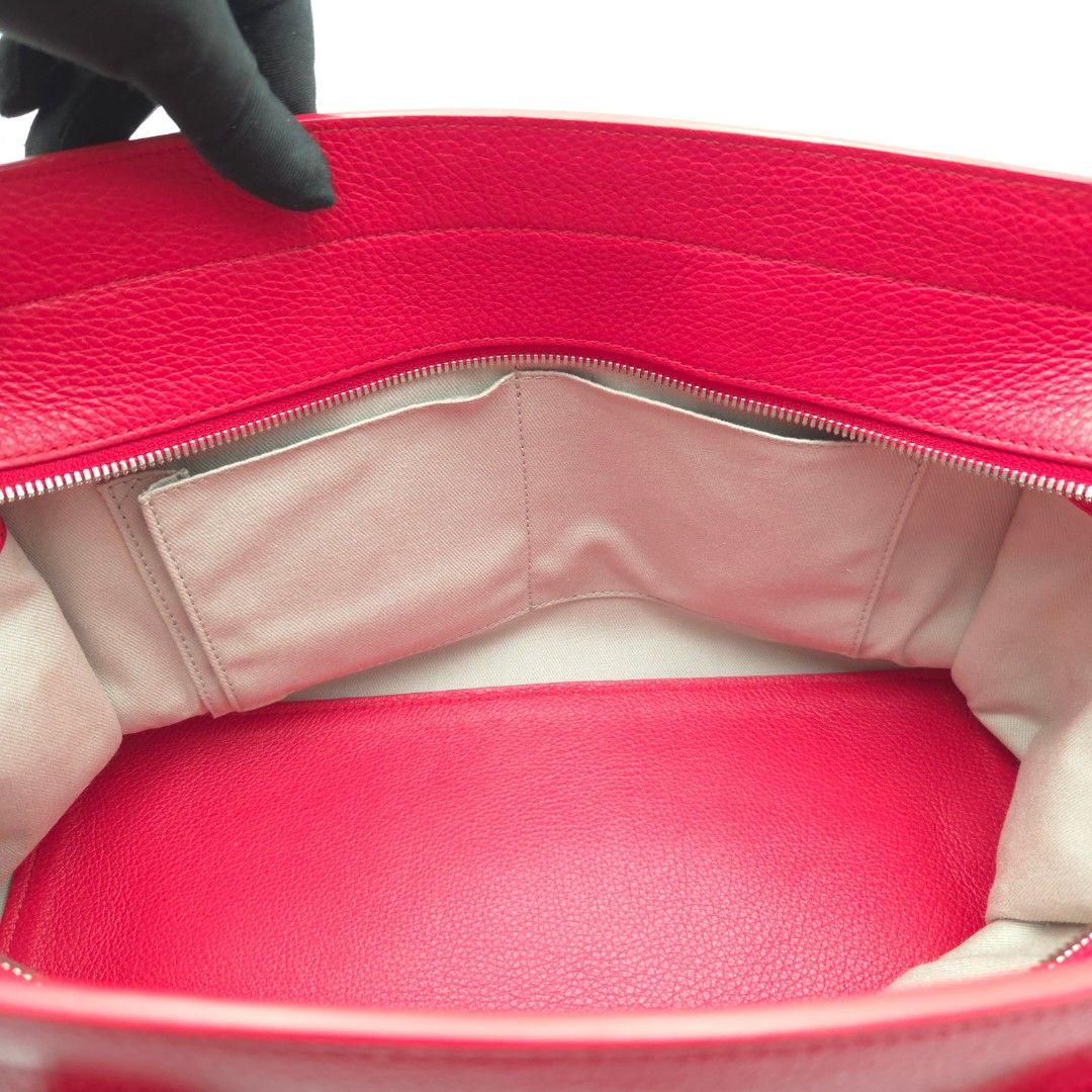 ✨美品✨GIORGIO ARMANI 2Way ショルダーバッグ レザー レッド