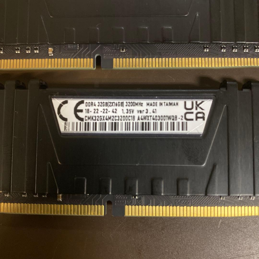 メモリー Vengeance LPX DDR4 16GB (2x8GB) 3200MHz