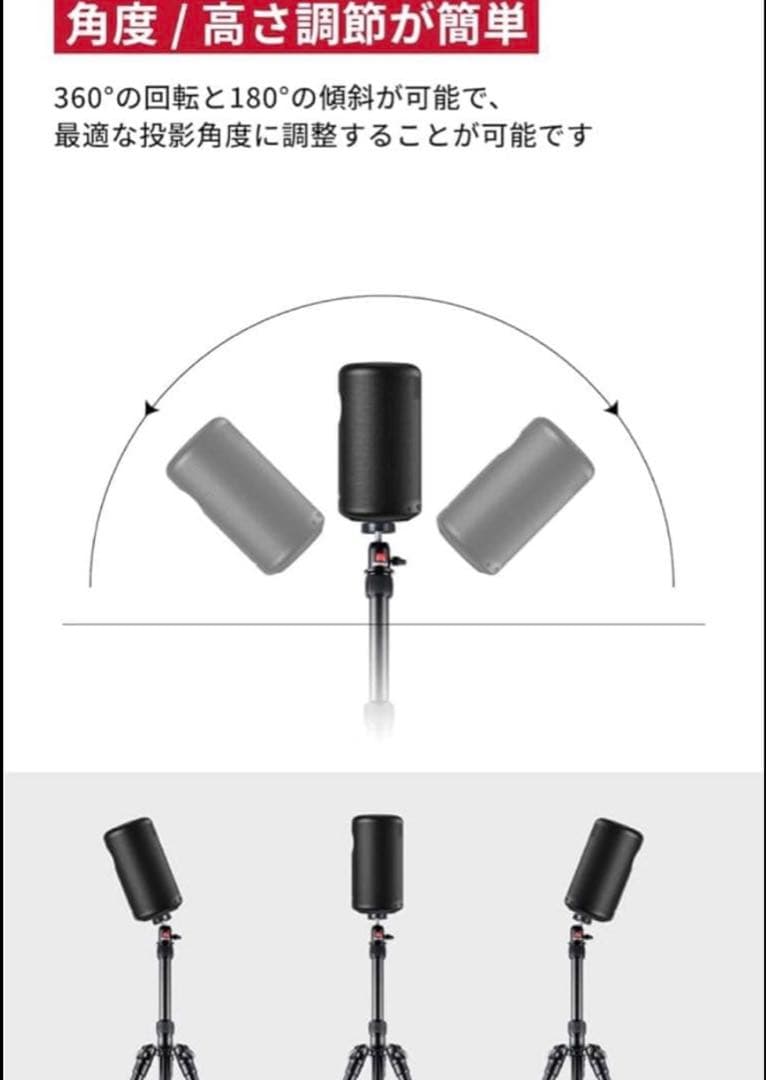 【高機能プロジェクター】Anker Nebula Capsule IIスタンド付