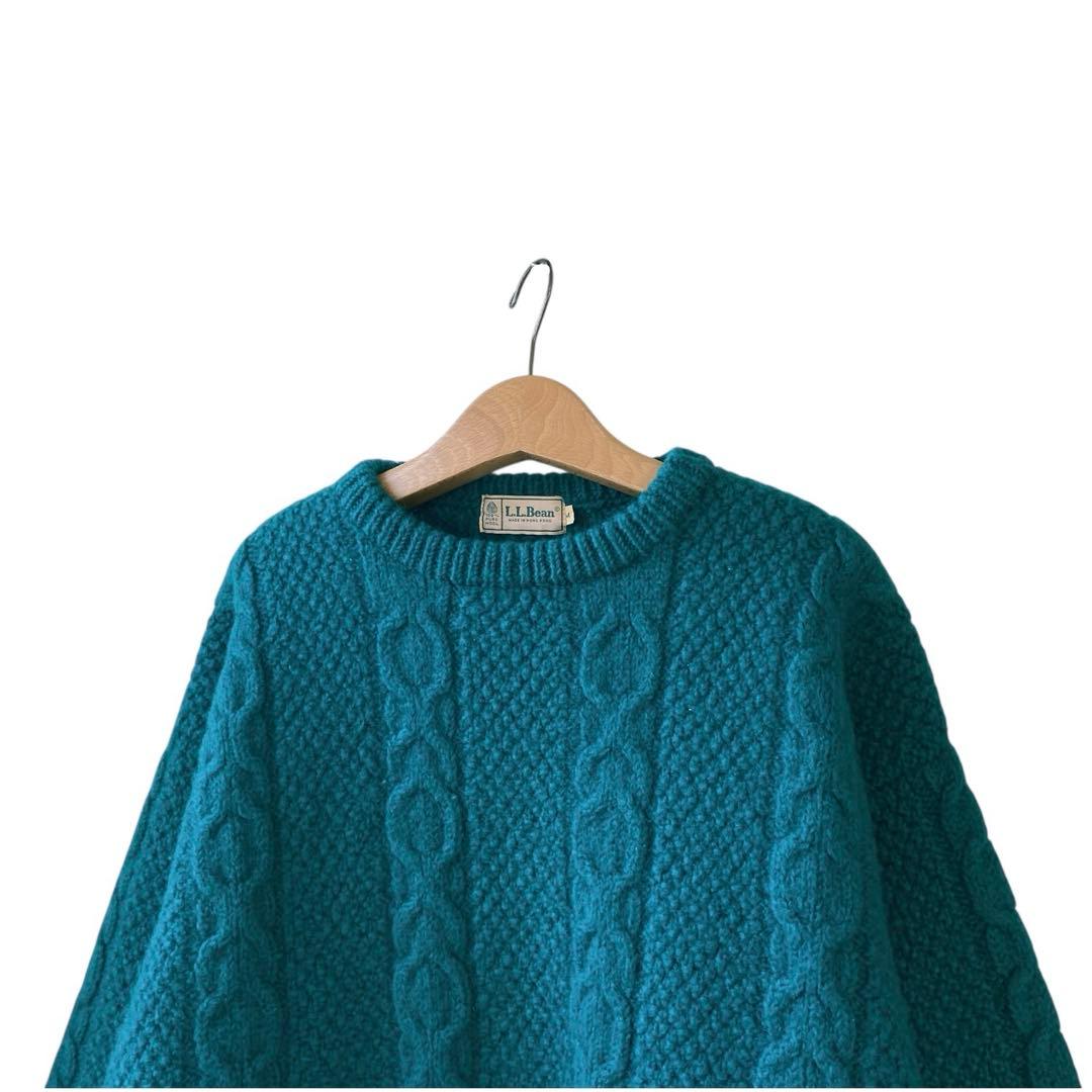 90s L.L.Bean “ パッチ ポケット ”ウール ニット セーター