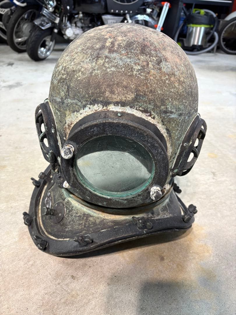 潜水ヘルメット　レトロ　アンティーク