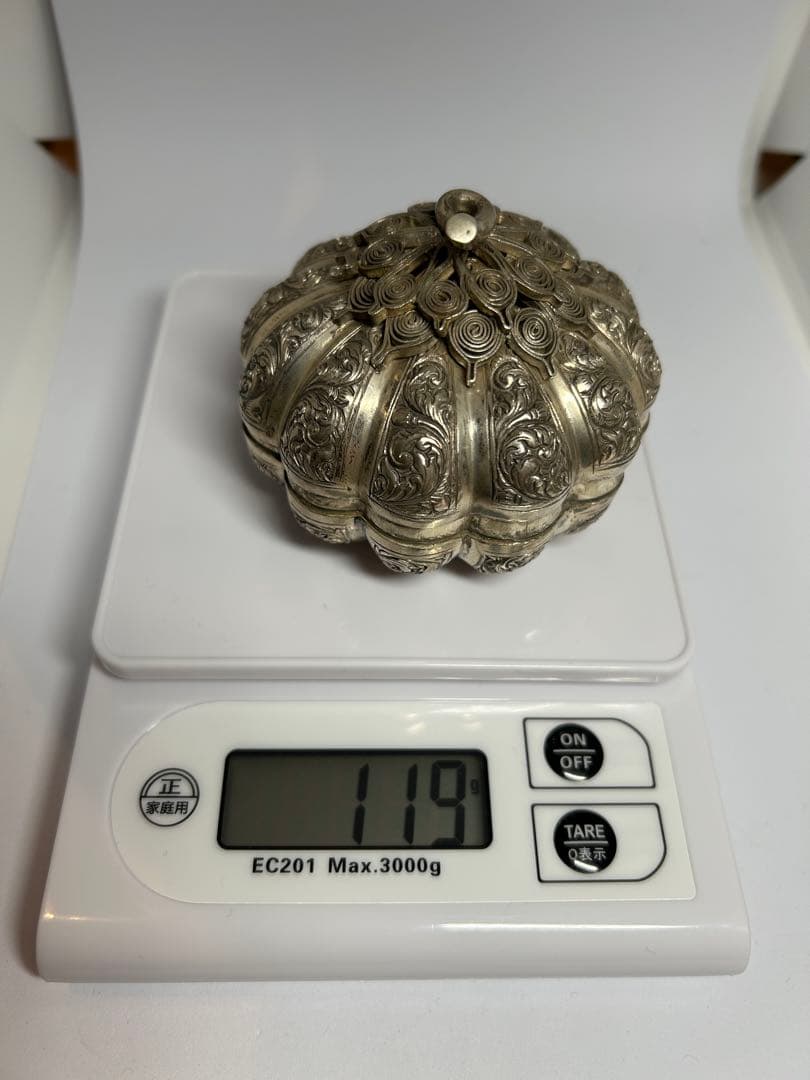 銀製　かぼちゃ119グラム＆うさぎ 12グラム セット　T900 シルバー