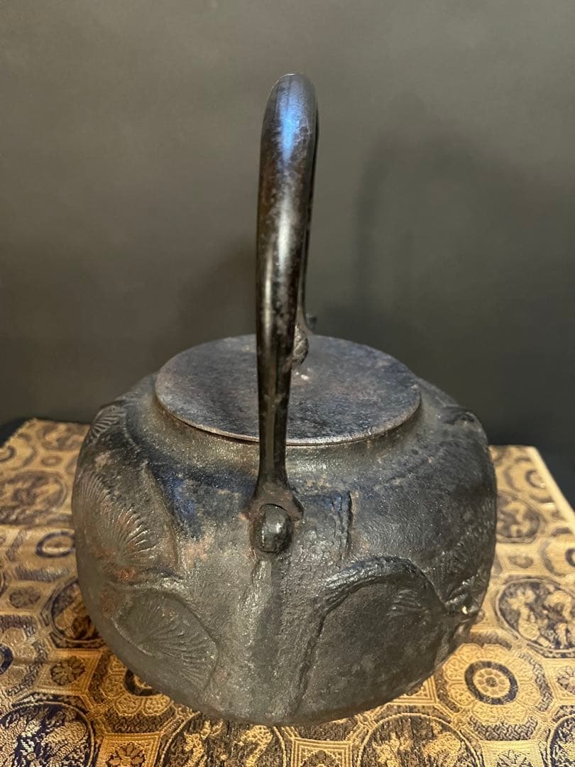 鉄瓶 茶道具 南部鉄器 アンティーク 湯沸かし 金属工芸 煎茶道具 茶器 鉄器