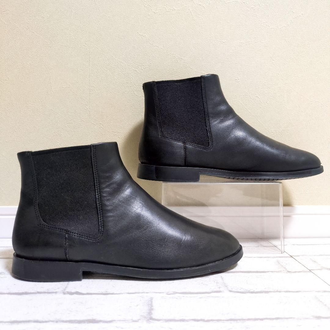 美品　CAMPER　カンペール　サイドゴアブーツ　ショートブーツ　レザー　24