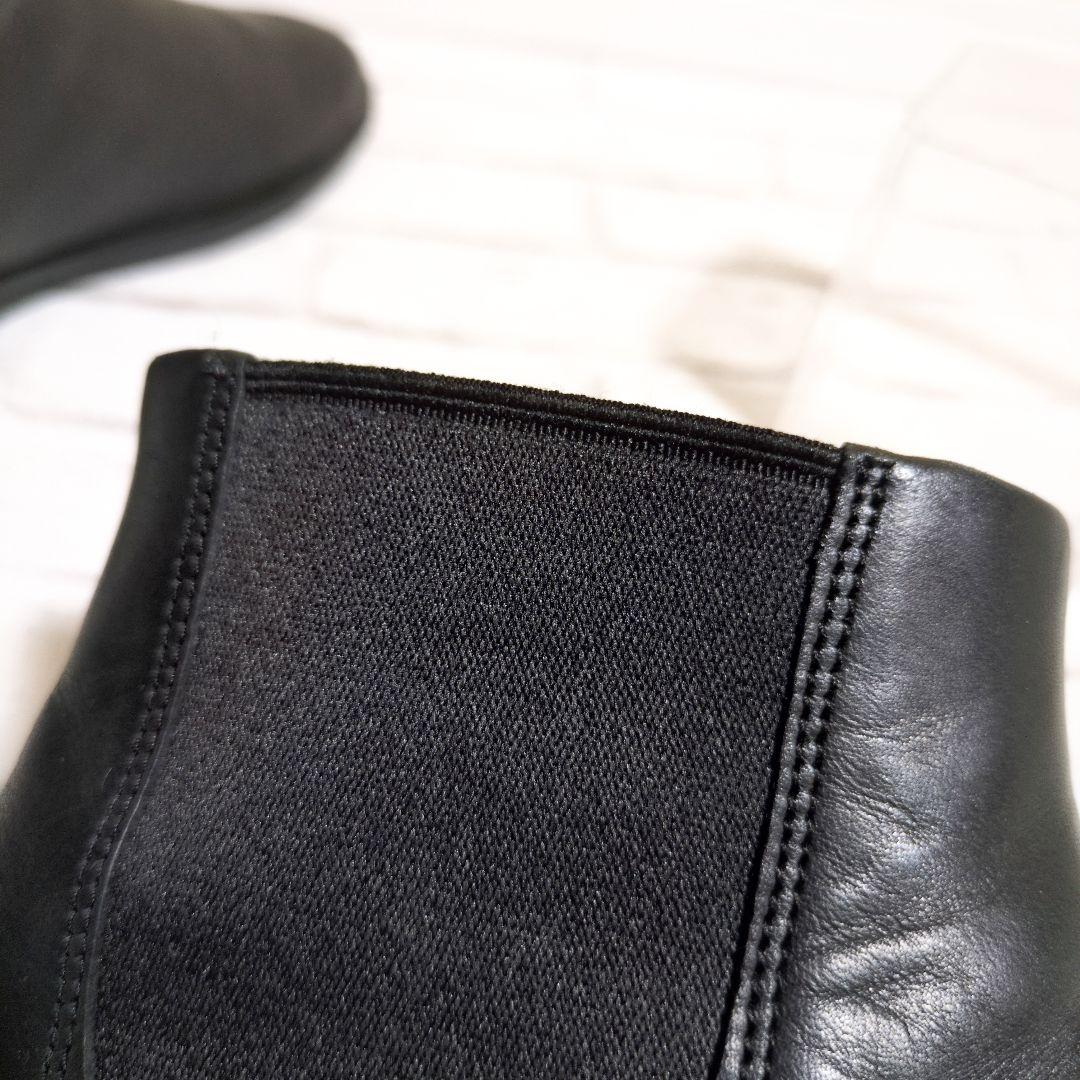 美品　CAMPER　カンペール　サイドゴアブーツ　ショートブーツ　レザー　24