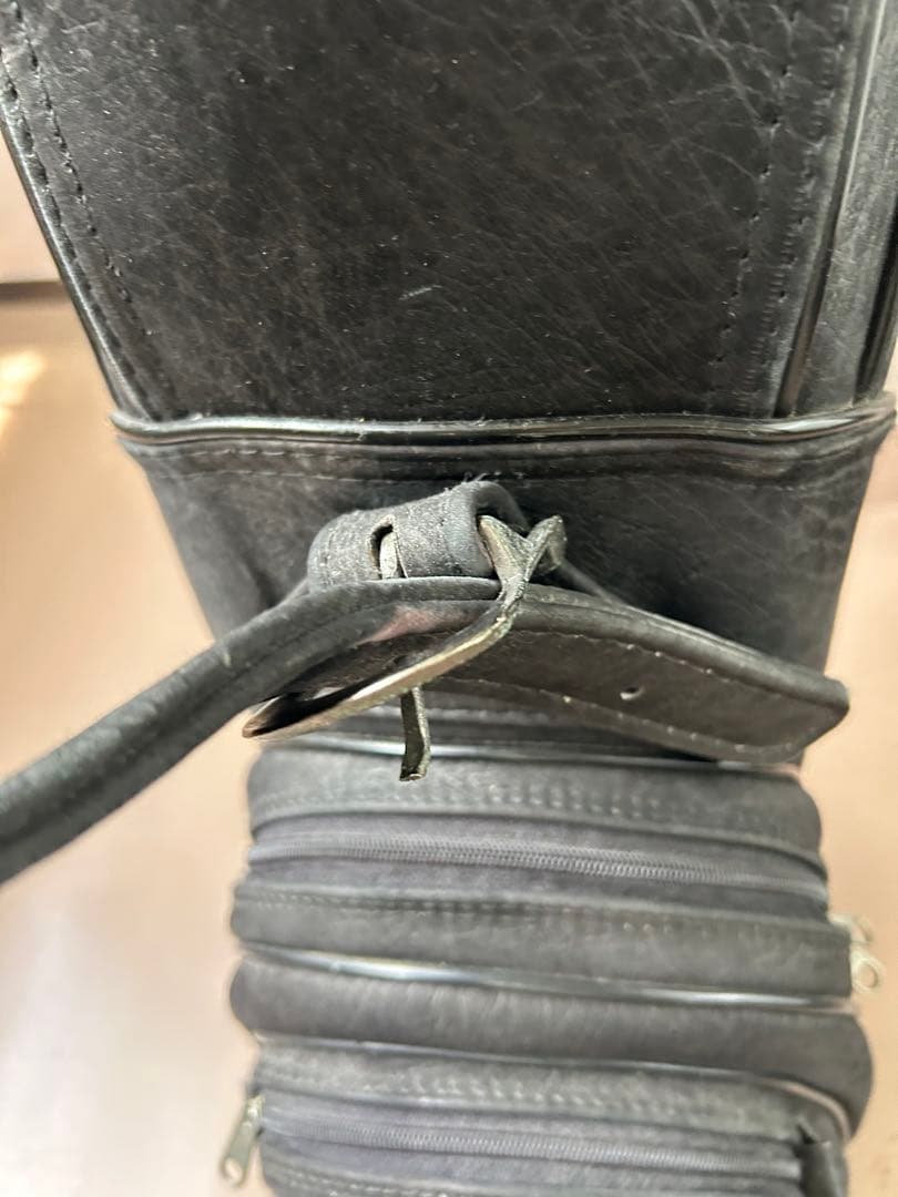 【希少】40年前海外購入 象革製ゴルフバッグ ※ヴィンテージ品