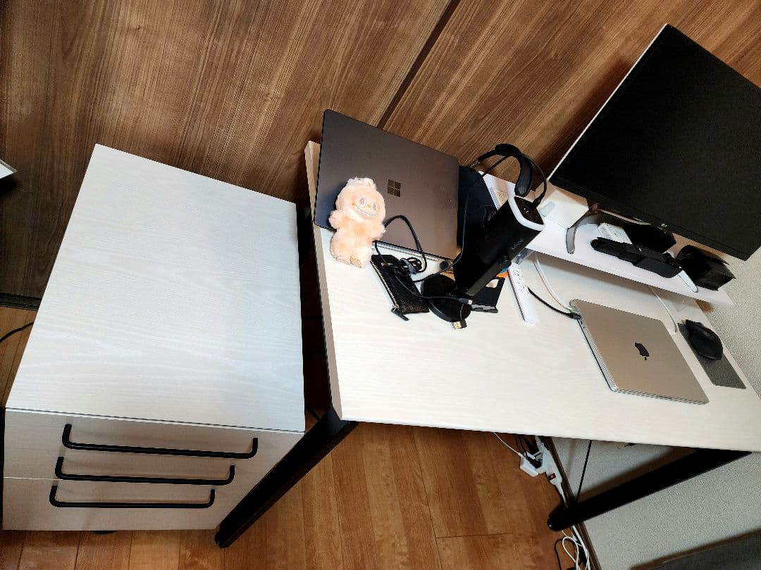 NITORI ニトリ デスクワゴンセット サーヤ オフィス 学習 パソコ 激安