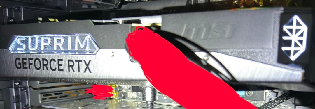 MSI SUPRIM LIQUID RTX 5090 水冷　保証書あり