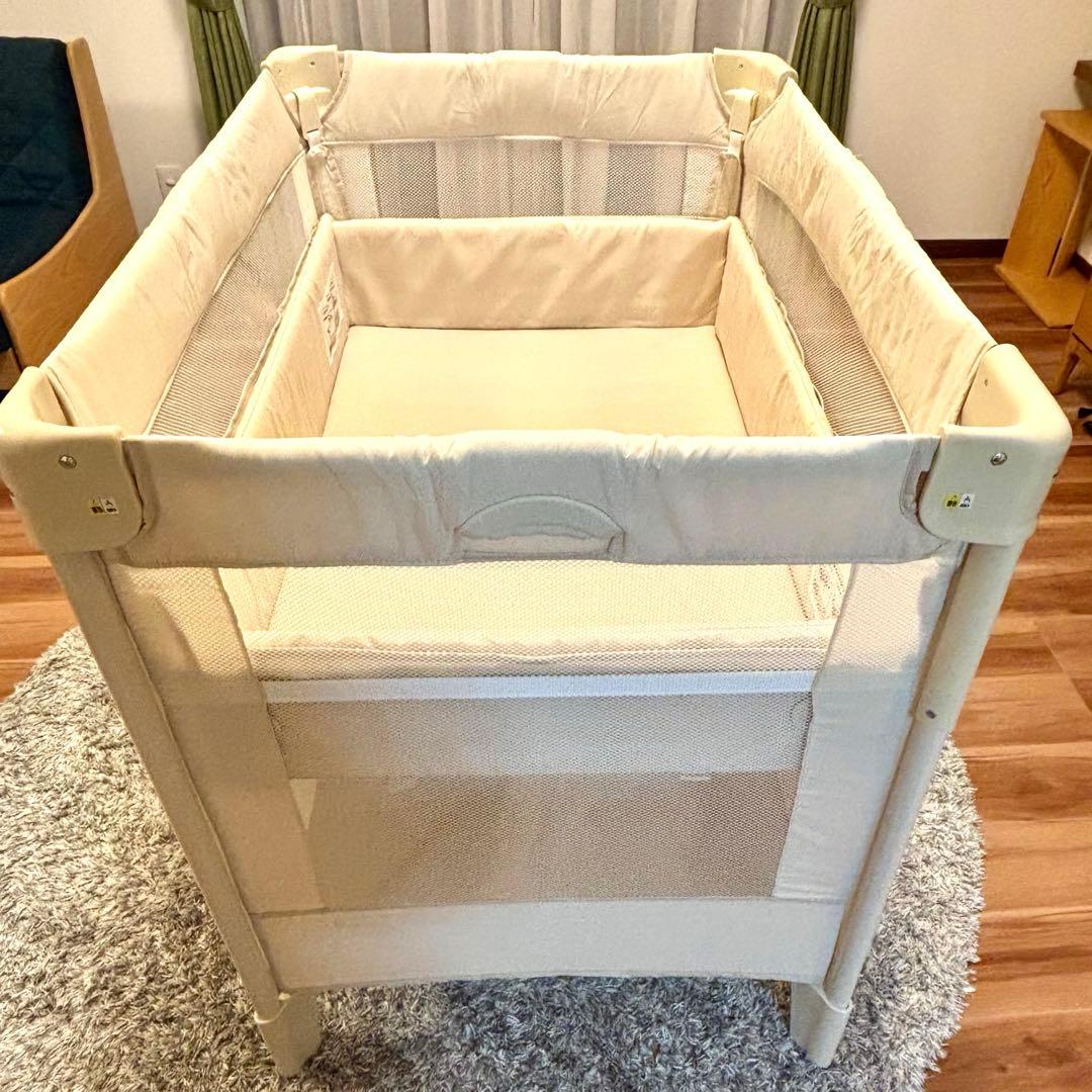 ✨️美品✨️Apricaアップリカ ベビーベッド ココネルエアー ミルク 新生児
