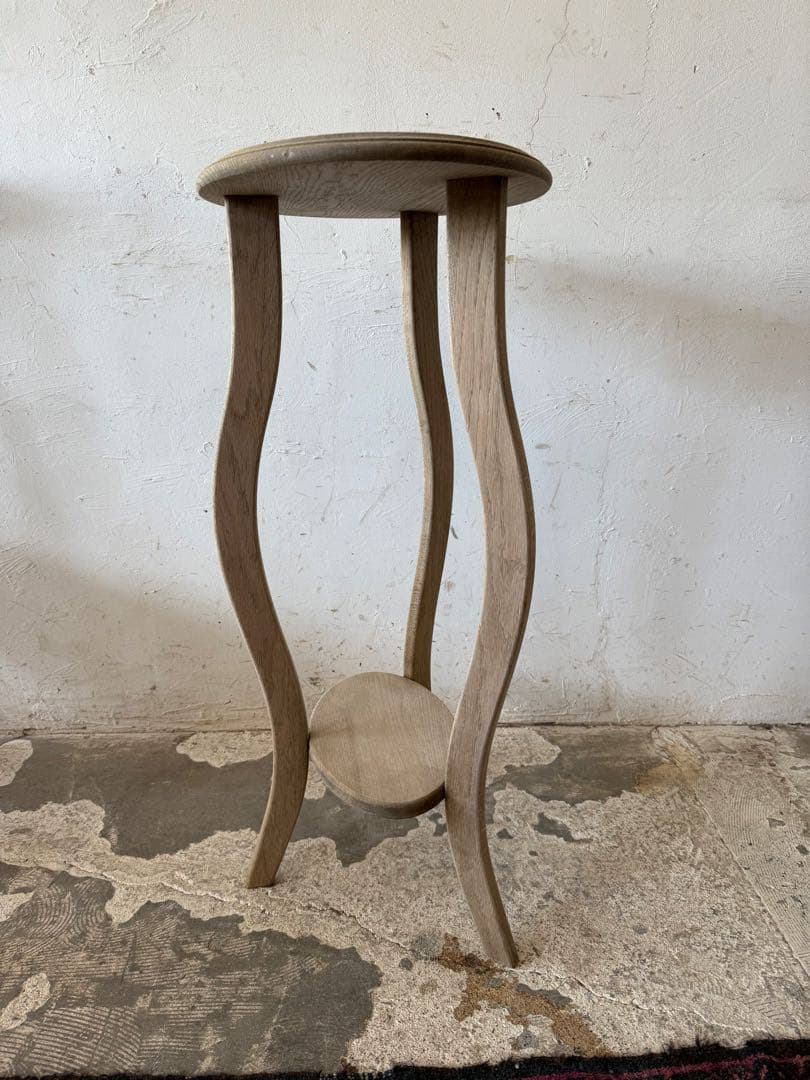 ビンテージ オーバルサイドテーブル　オーバルフラワースタンド　花台