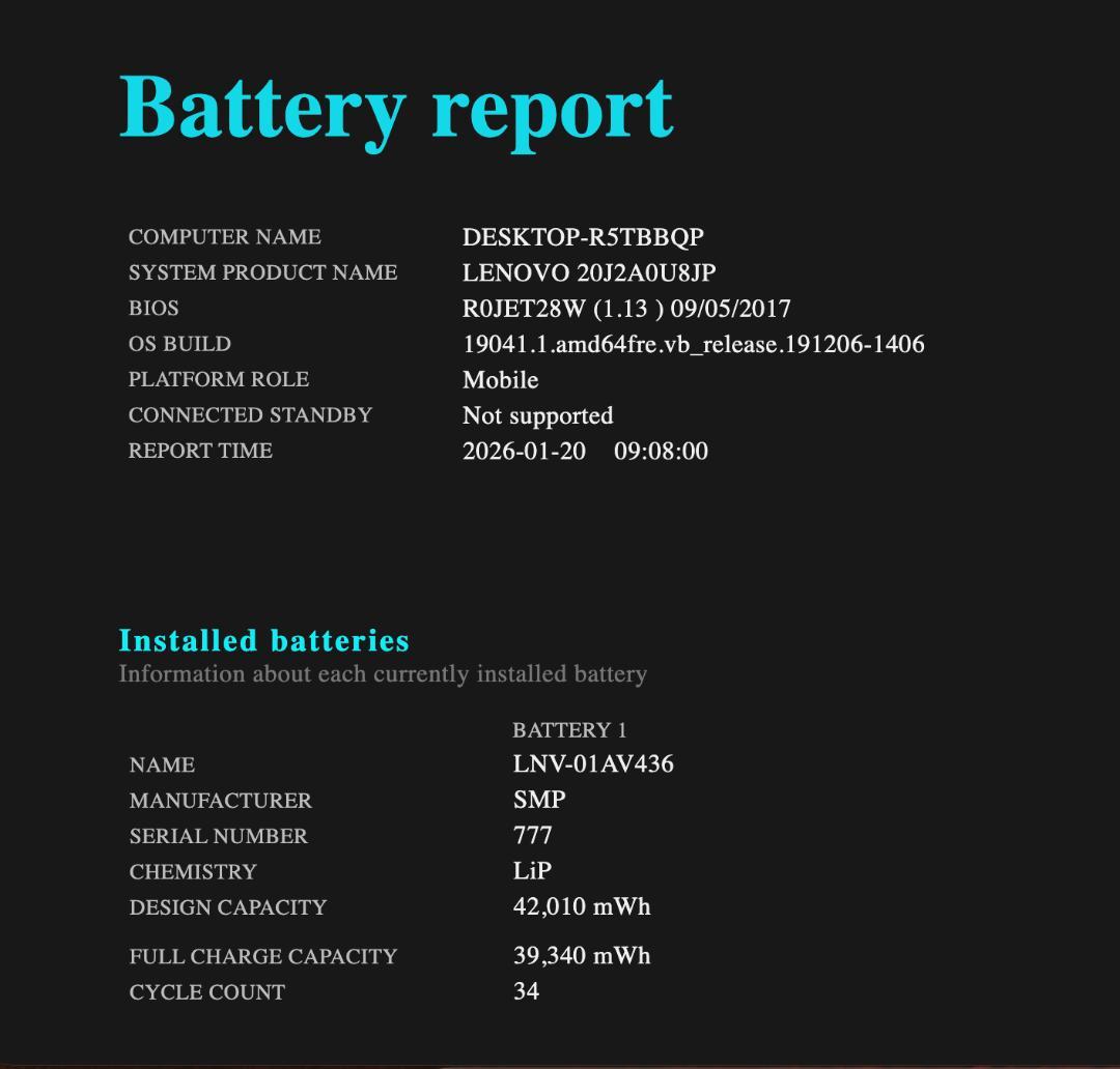 Windowsノート本体 Lenovo ThinkPad 13 Gen2, 8GB, 128GB