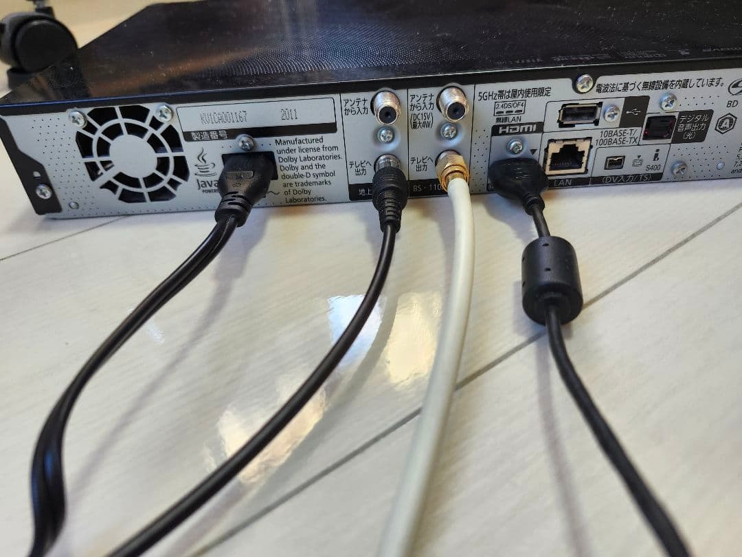 Panasonic DMR-BZT700 Blu-rayレコーダー