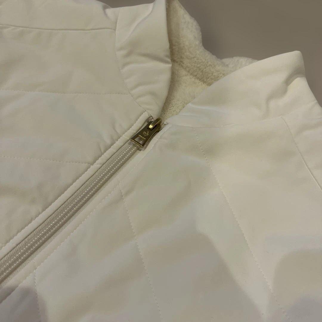 ルコックスポルティフリバーシブル ボアフリースベスト