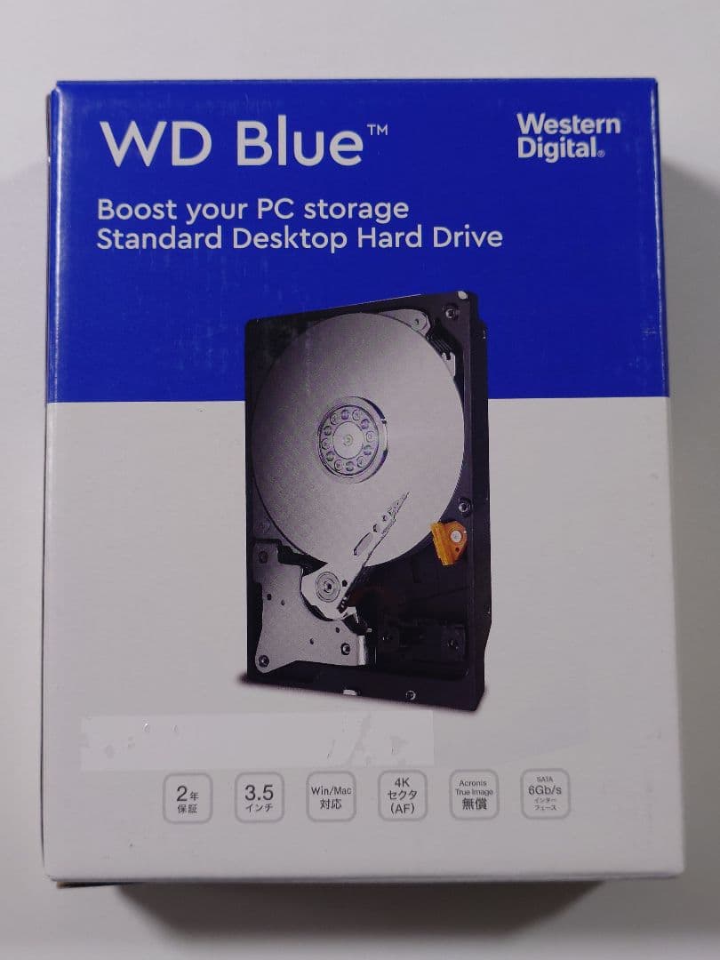 WD Blue 4TB ハードディスクドライブ