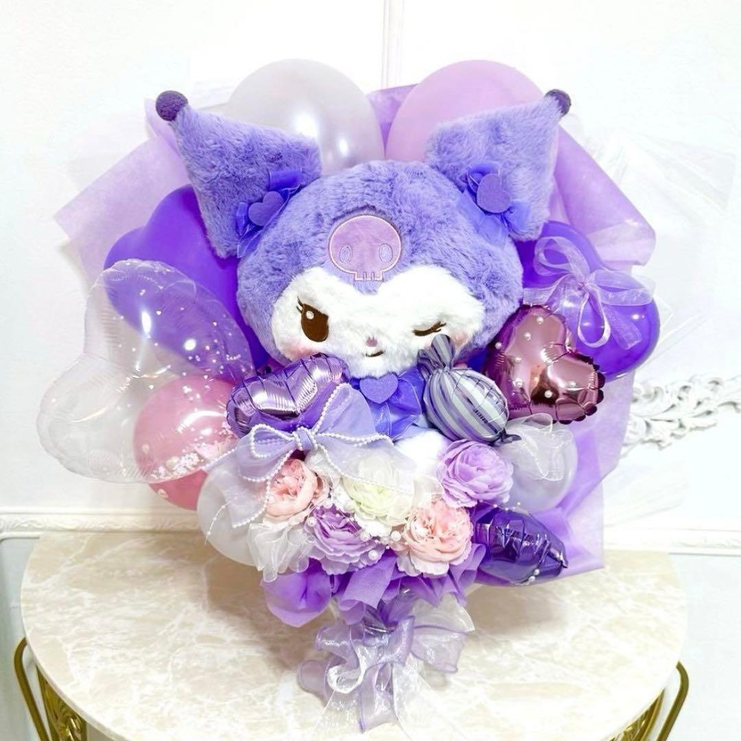 ともちゃんぬいぐるみ付きオーダーバルーンブーケ