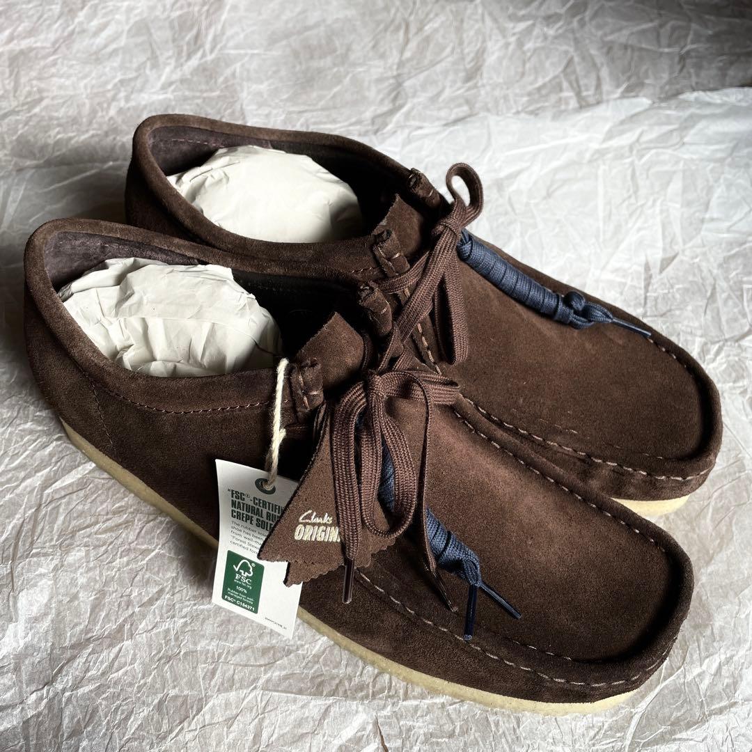 【新品】 Clarks Originals クラークス ワラビー ダークブラウン
