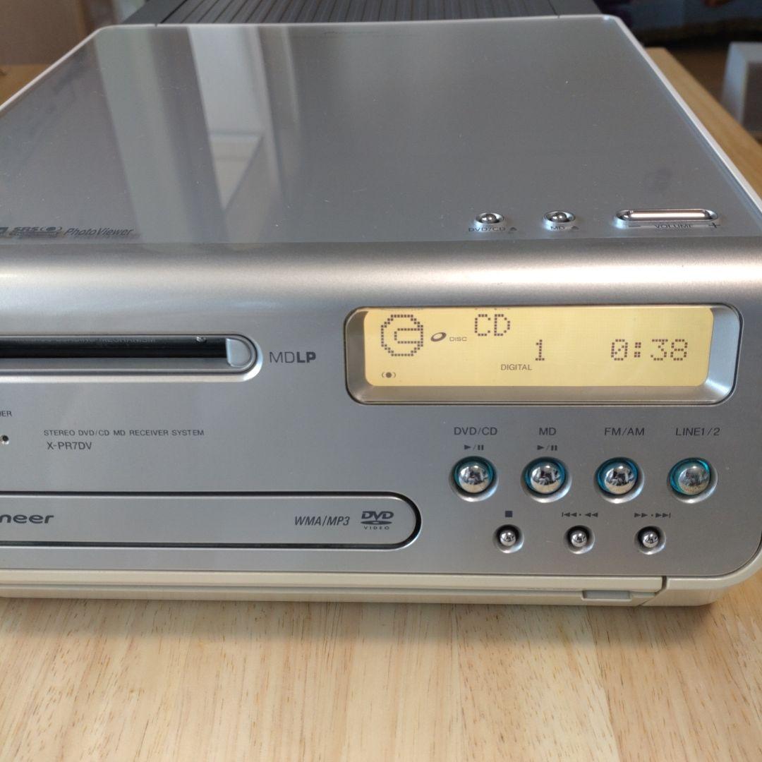 パイオニア アイディPR7DV‐S X-PR7DV-S DVD/MDミニコンポ