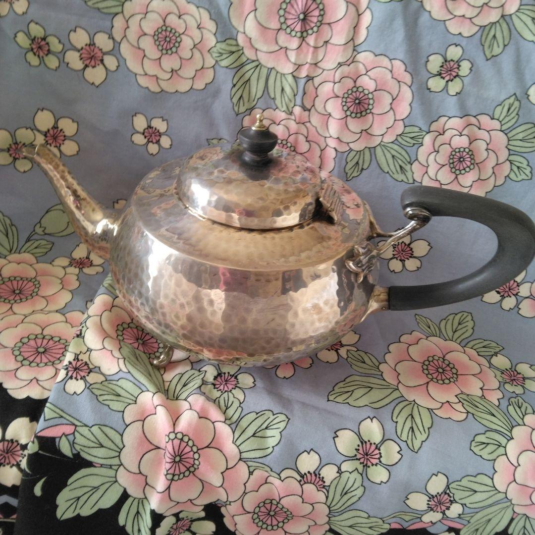 アンティークスターリングシルバー　ティー4点セット