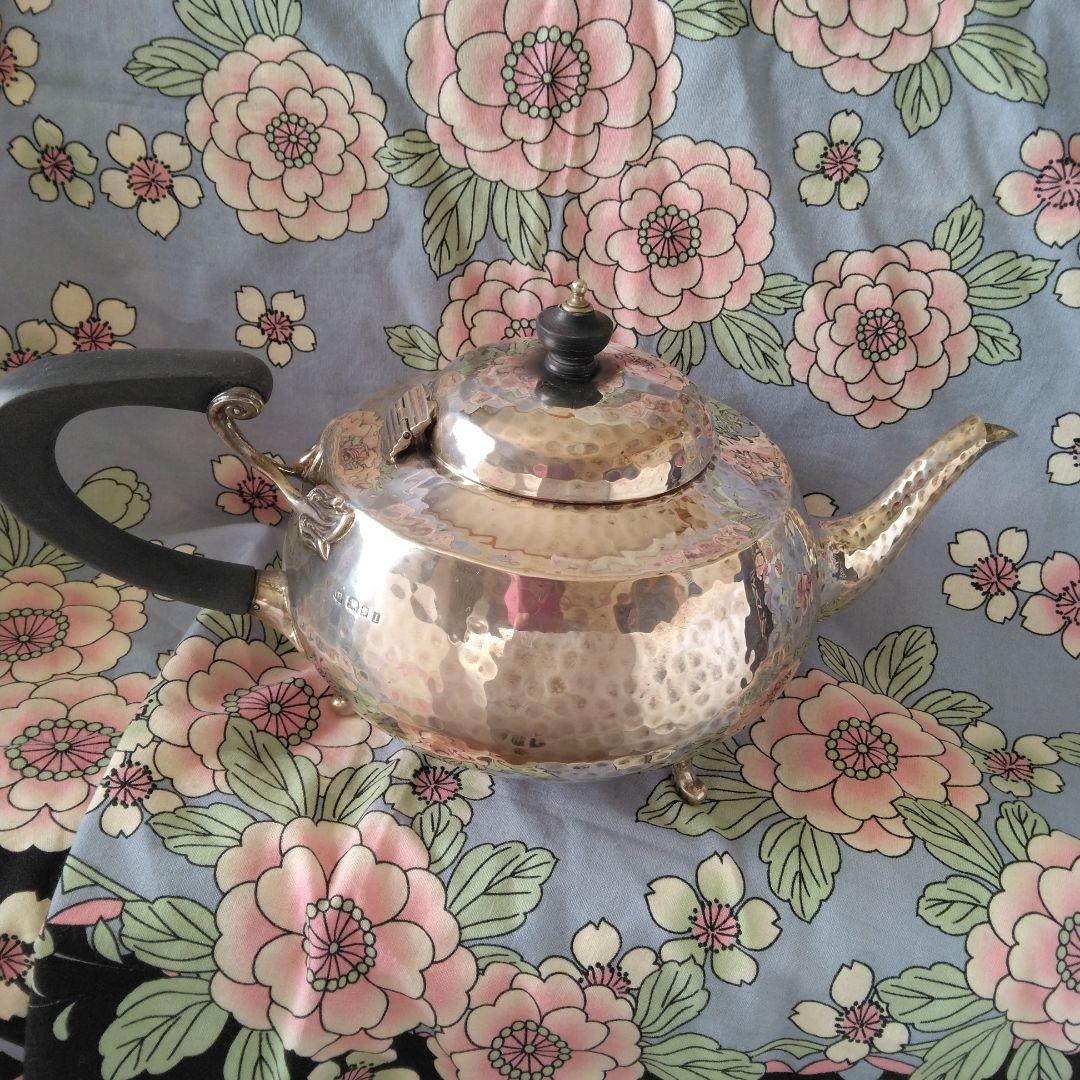 アンティークスターリングシルバー　ティー4点セット