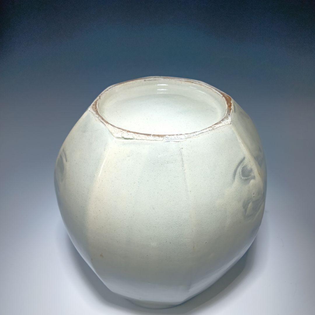 茶道具　廣州窯　趙小守　粉引水指　 共箱