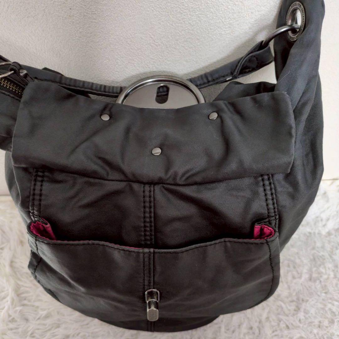 バッグ y2k diesel shoulder bag turnrock 00s