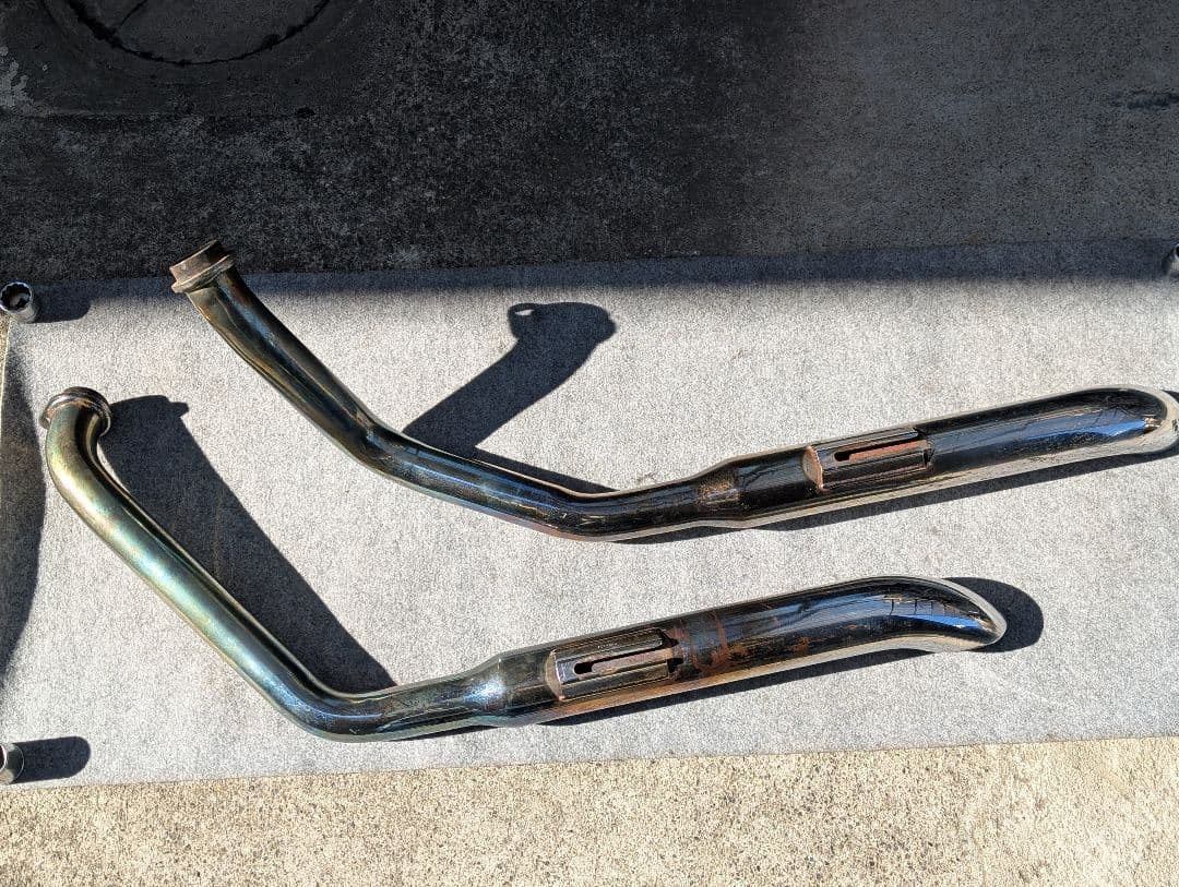 ト*ン様 ショベルヘッド　ターンアウトマフラー