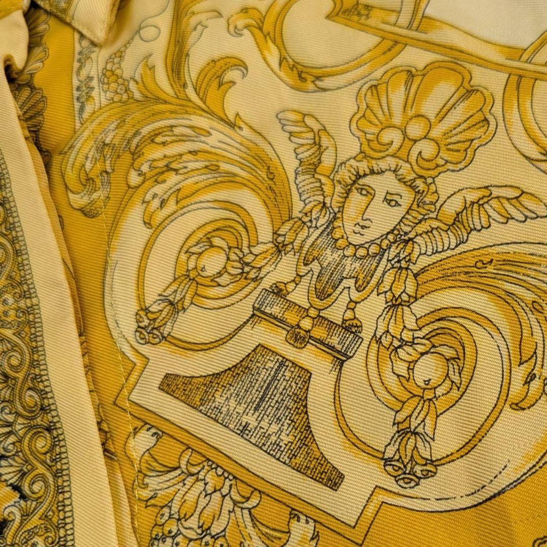 istante イスタンテ ヴェルサーチ シャツ シルク100% イタリア製