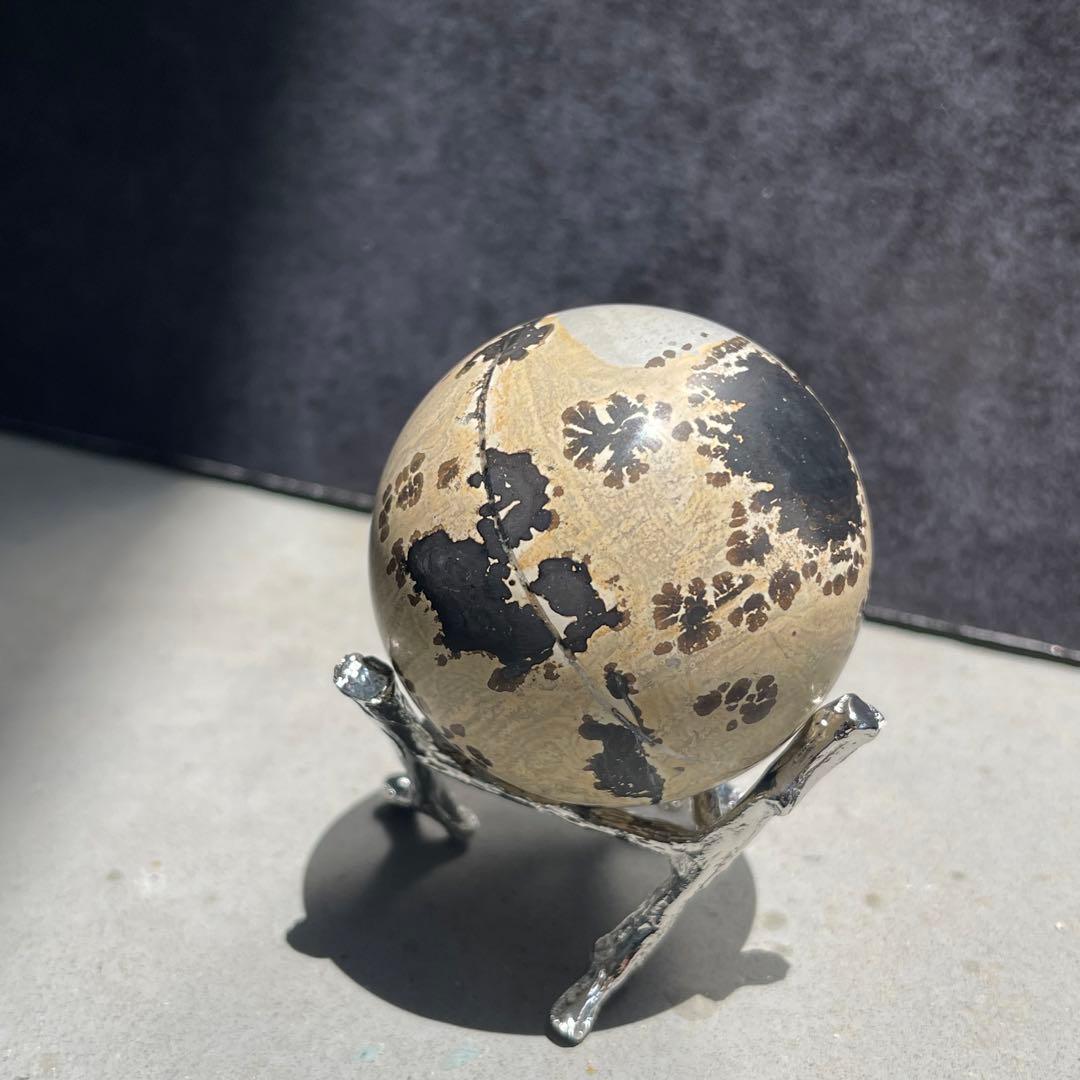 ピクチャー ジャスパー 台座付き スフィア