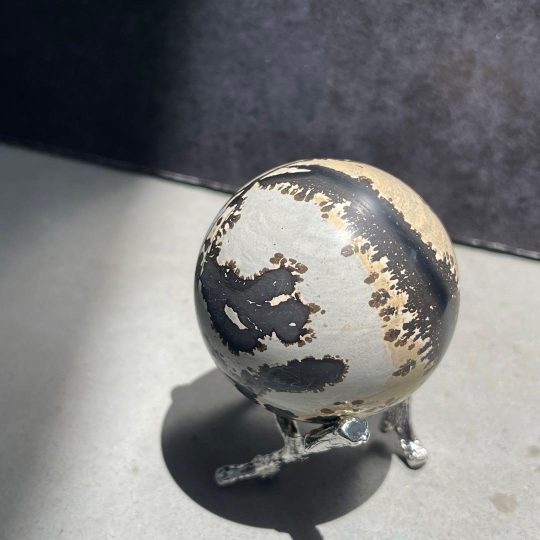 ピクチャー ジャスパー 台座付き スフィア