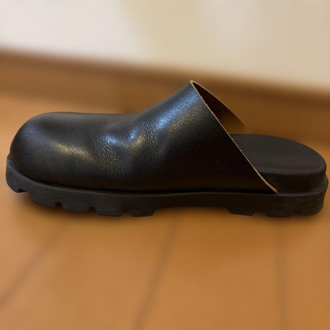 カンペール サボ サンダル 黒 本革 23.5 37