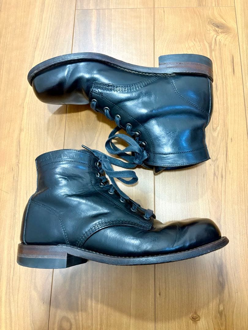 【茶芯】WOLVERINE 1000マイルブーツ US7 25cm