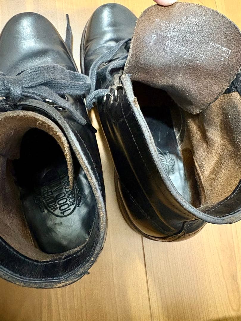 【茶芯】WOLVERINE 1000マイルブーツ US7 25cm