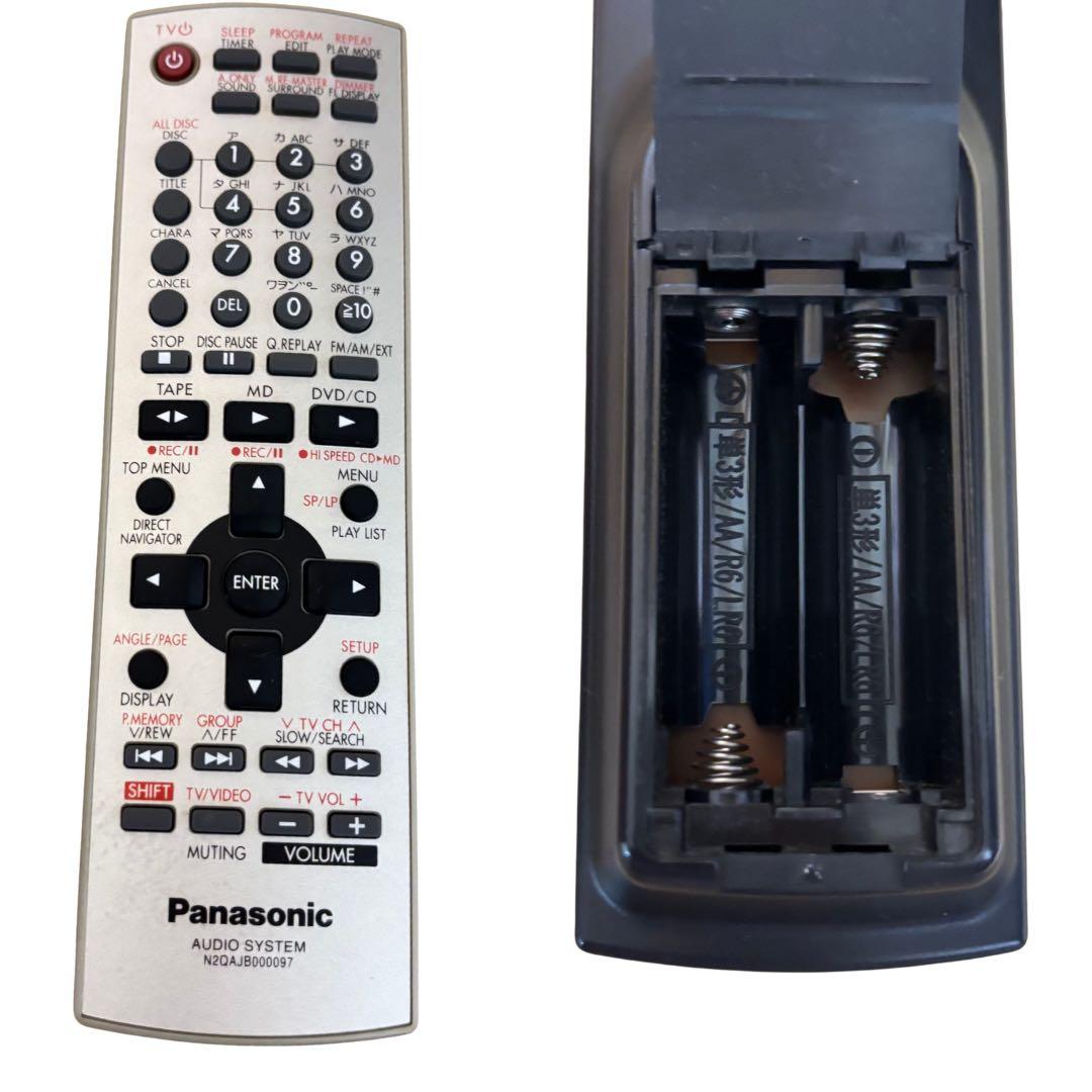 panasonic sa-pm900dvd コンポ 説明書 リモコンあり