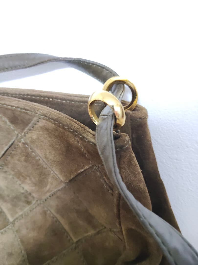 ボッテガべネタ　スエードショルダーバッグ