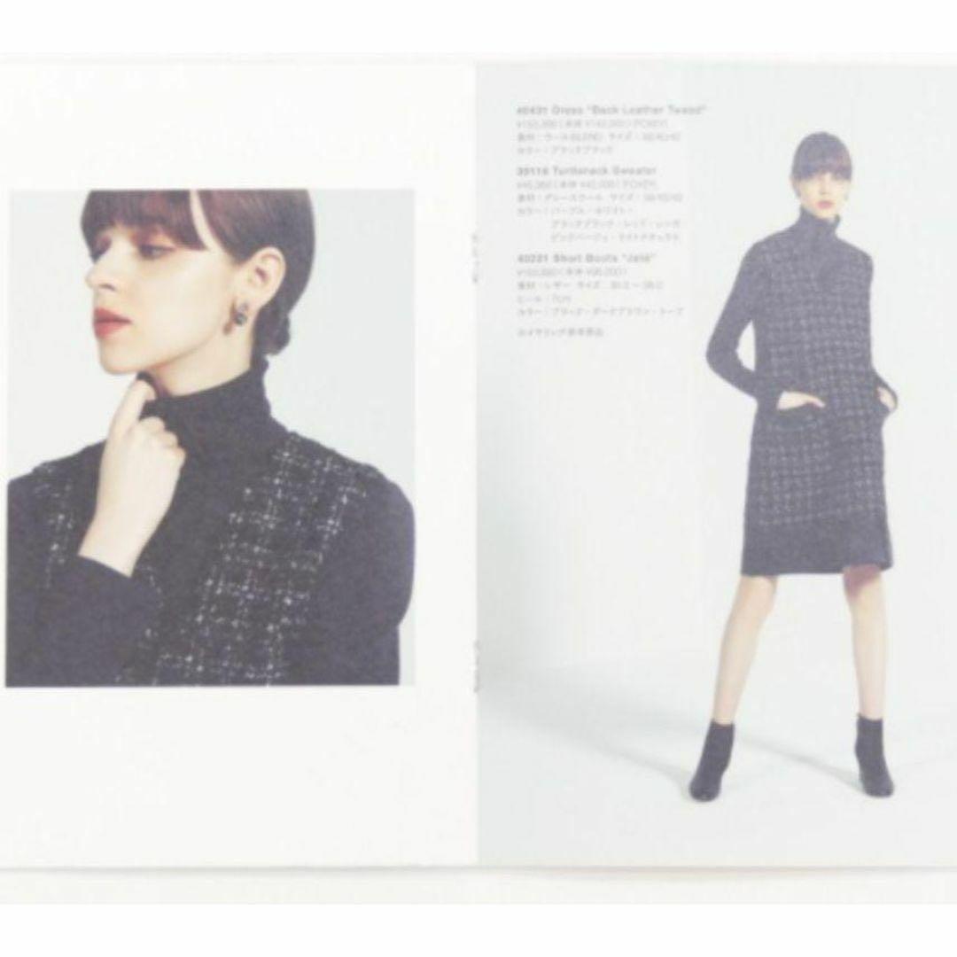 極美品✨定価15.3万 フォクシー 秋冬に◎ ツイード レザー ワンピース 40