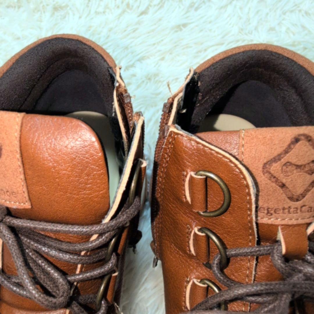 【極美品】リゲッタ カヌー アボット レースアップ サイドジップ 25.0cm