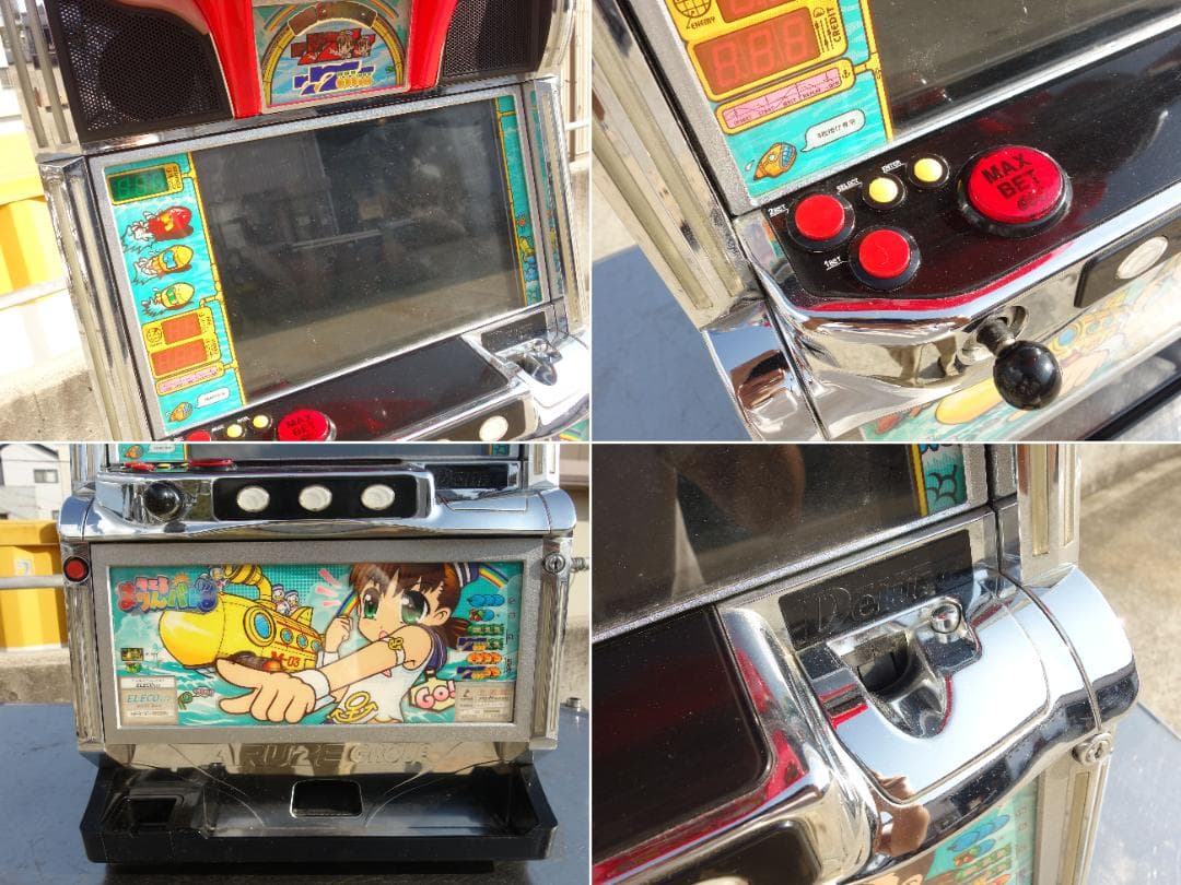 M▽エレコ アルゼ モエる まりんバトる パチスロ スロット (38919)