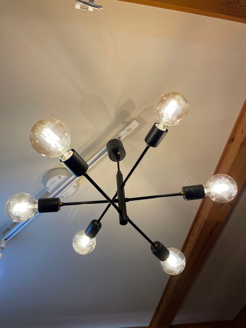 ニトリ　天井照明　シャンデリア　6灯　LED ペンダントライト