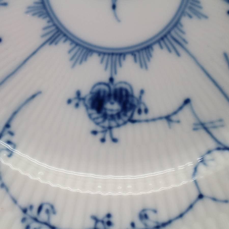 ロイヤルコペンハーゲン ブルーフルーテッドプレイン 19cmプレート 6枚セット