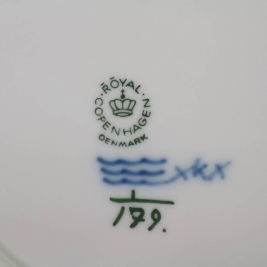 ロイヤルコペンハーゲン ブルーフルーテッドプレイン 19cmプレート 6枚セット