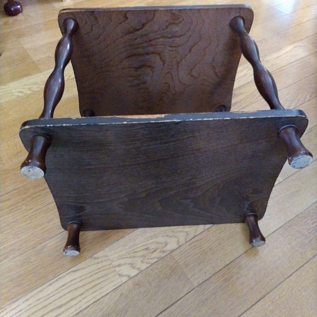 アンティーク レトロ ２段 棚