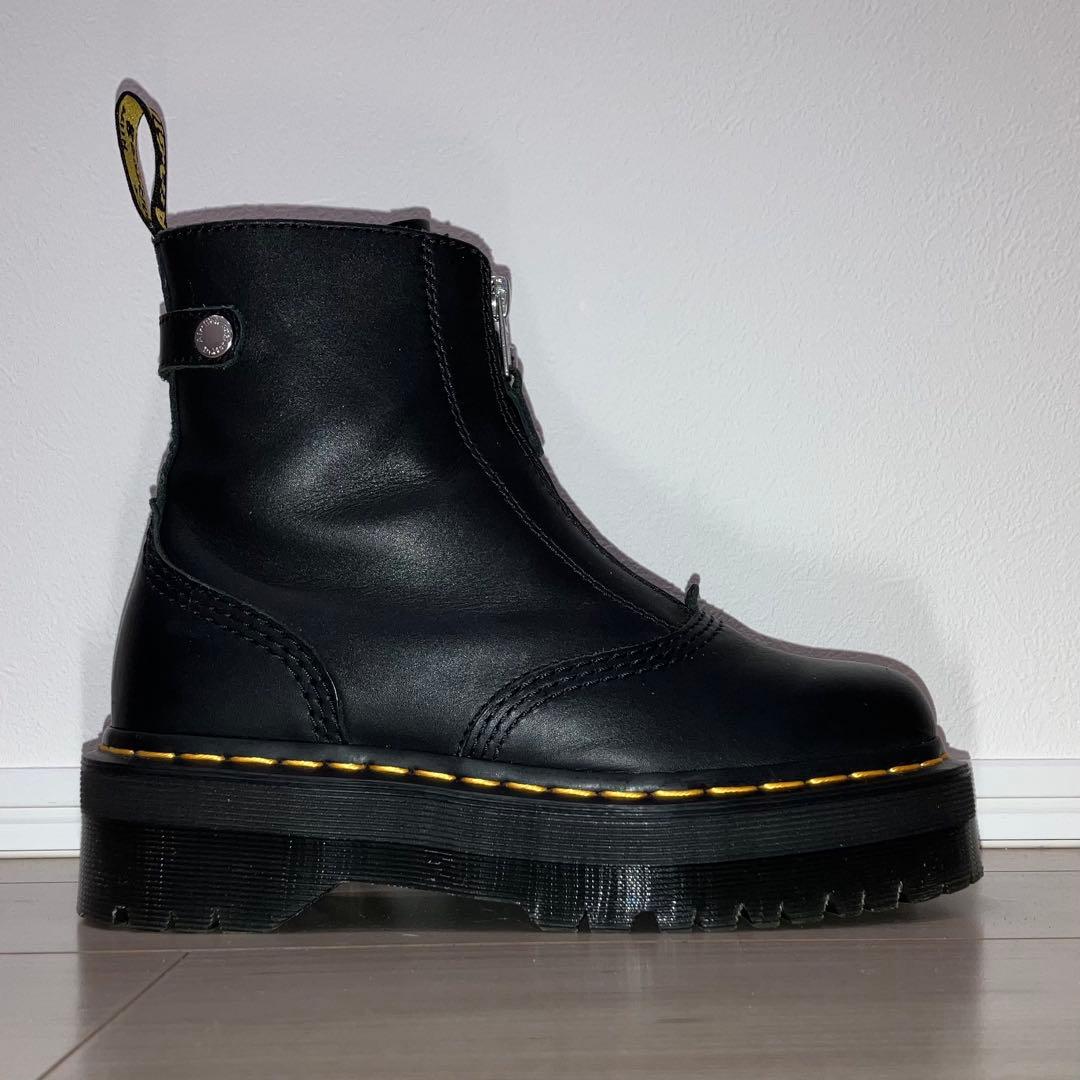 美品 23cm Dr.Martens JETTA 厚底 ジッパー ブーツ UK4