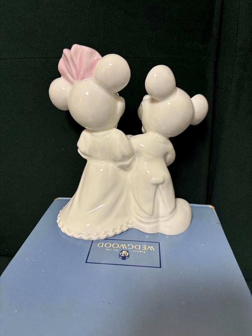 未使用レアウェッジウッドディズニーウェディングミッキーマウスミニーTDL