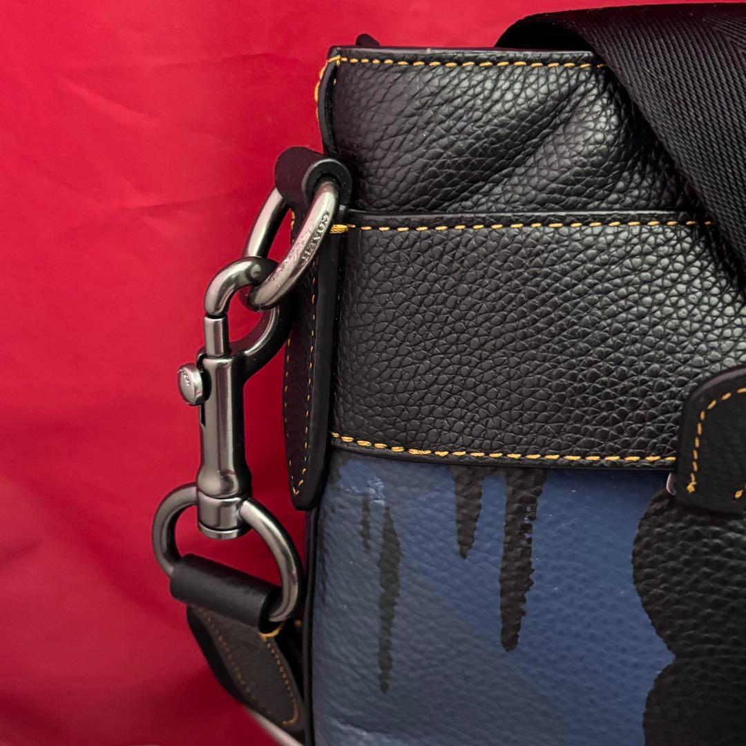 coach☆カモフラ柄2wayビジネスバッグ