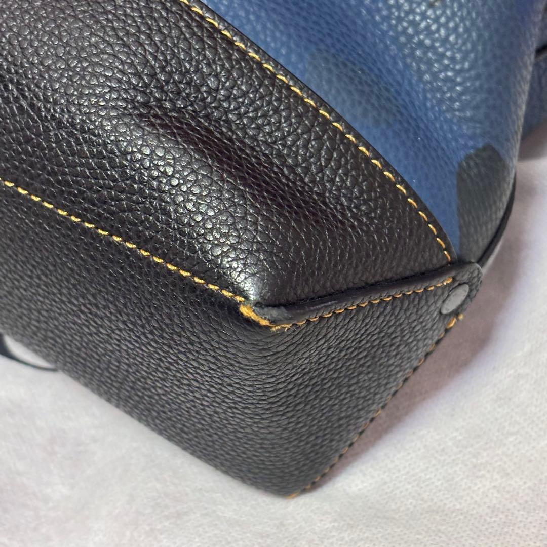 coach☆カモフラ柄2wayビジネスバッグ