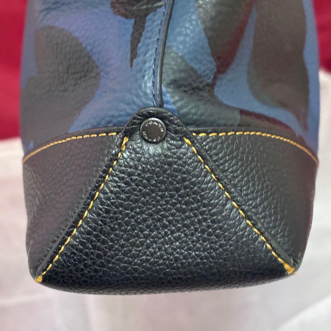 coach☆カモフラ柄2wayビジネスバッグ