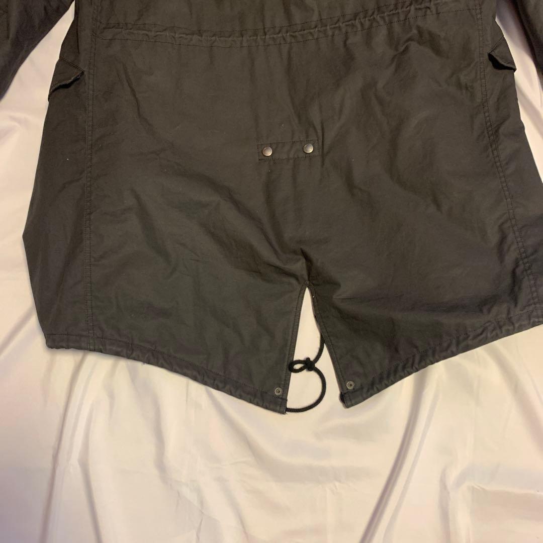 モッズコート取り外しファ付ブラックサイズ44 暖Thinsulateシンサレート