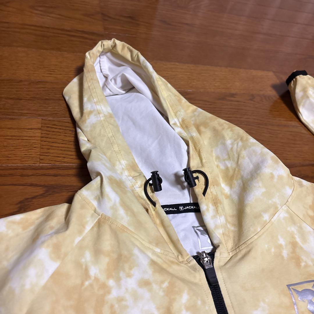 ジャッカル ハイドライ サマーフーディ ジップアップ イエロー M