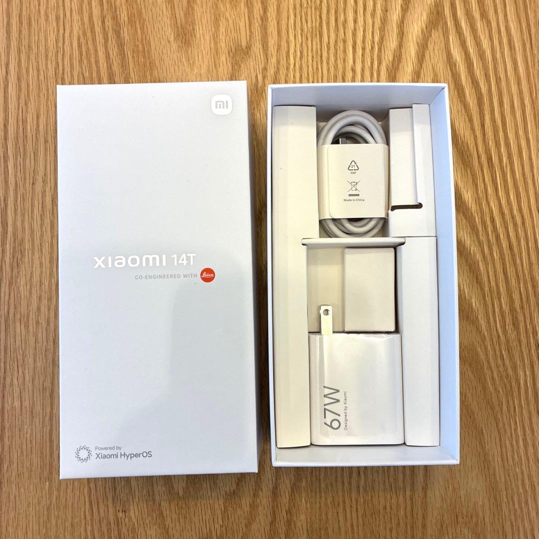 【美品】Xiaomi 14T 256GB 箱付き チタンブルー