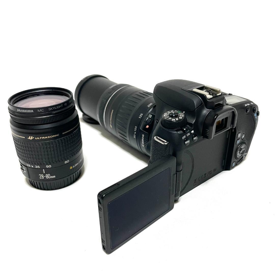 超望遠Wレンズセット❣️ Canon EOS 9000D 高速USM 天面液晶